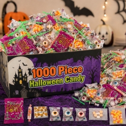 GIGANTIC Halloween 1000 Piece Candy Pack